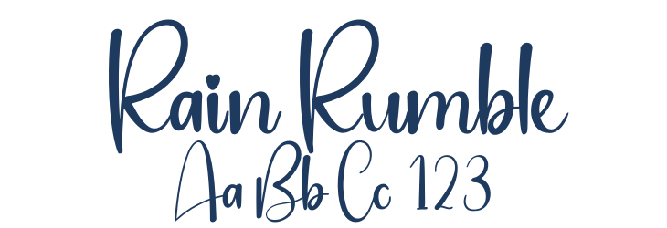 Rain Rumble Font Preview