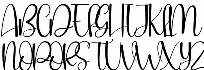 Rain Rumble Caratteri MAIUSCOLE