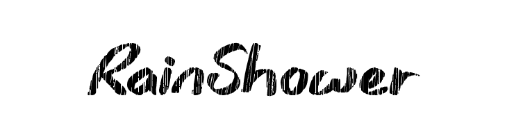 Rain Shower  font caratteri gratis