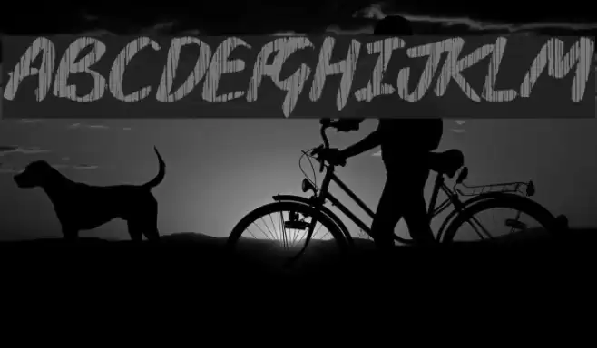 Rain Shower Font examples