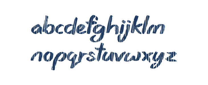 Rain Shower Lowercase