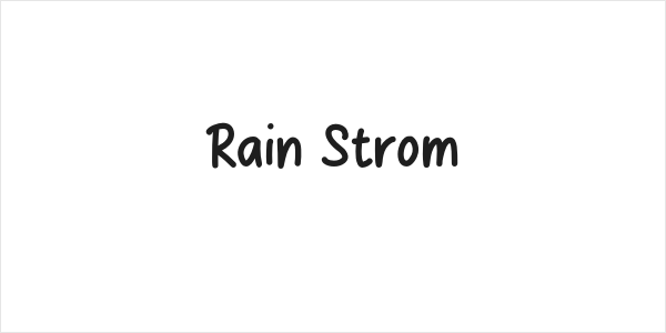 Rain Strom Logo