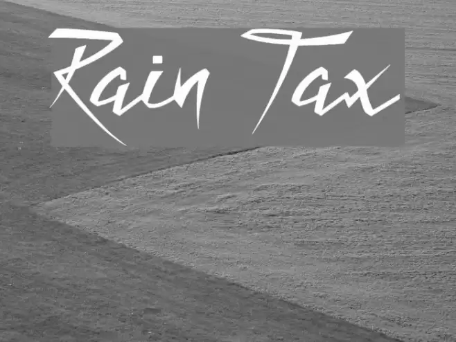 Rain Tax Font examples