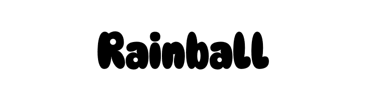 Rainball  font caratteri gratis
