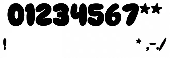 Rainball Font OTHER CHARS