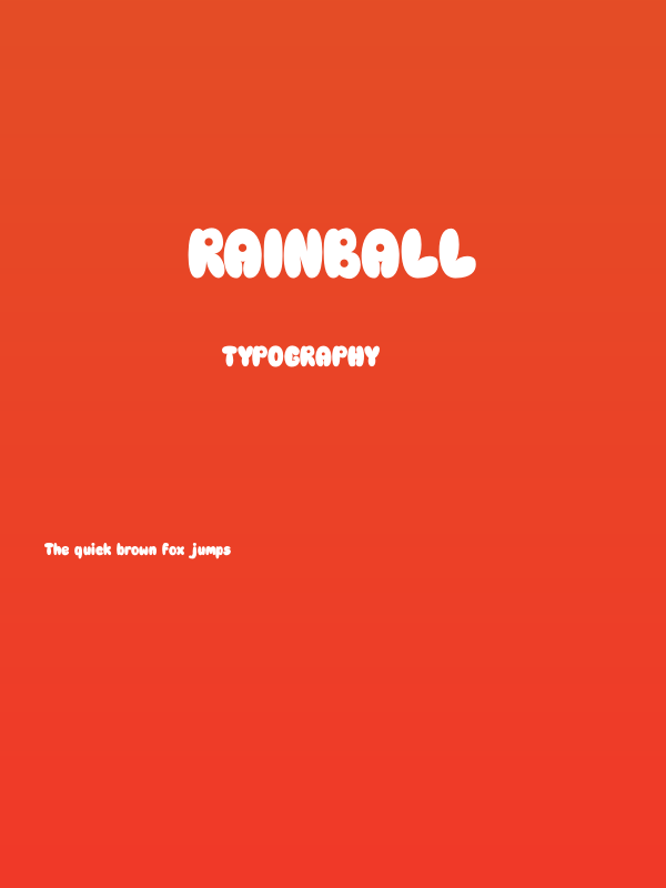 Rainball Poster