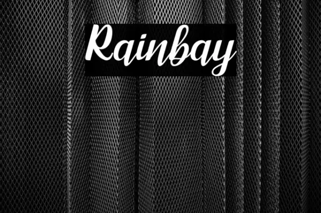 Rainbay Font examples