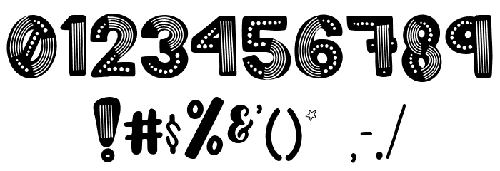Rainboho Regular Font OTHER CHARS