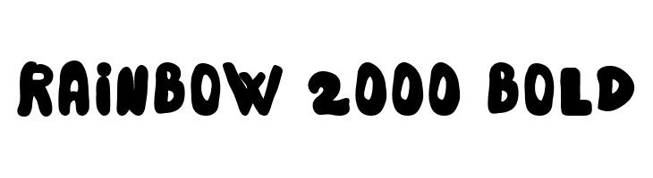 Rainbow 2000 Bold  免费字体下载