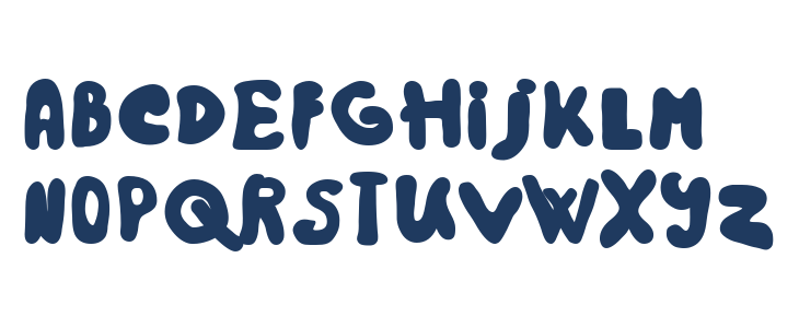 Rainbow 2000 Bold Lowercase