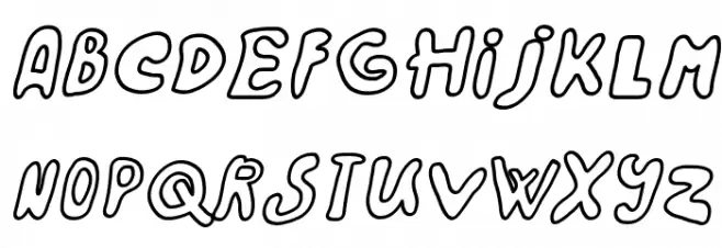Rainbow 2000 Italic Fuentes MAYÚSCULAS