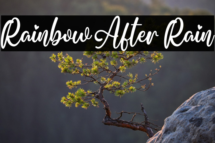 Rainbow After Rain Example 3