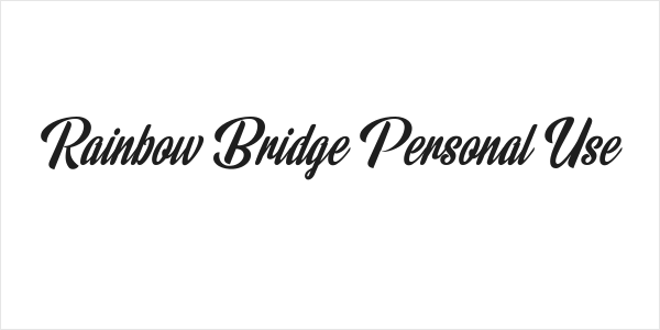 Rainbow Bridge Personal Use Logo