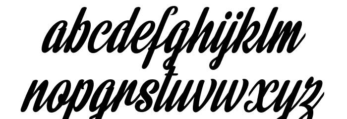 Rainbow Bridge Personal Use Font LOWERCASE