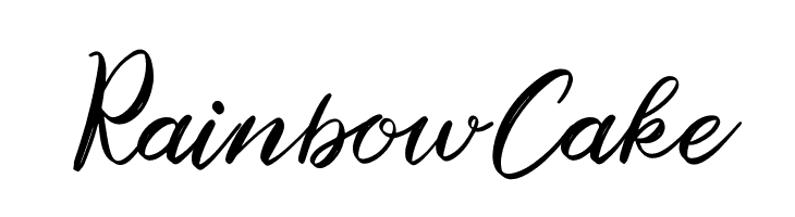 Rainbow Cake  font caratteri gratis