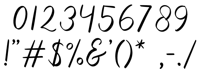 Rainbow Cake Font OTHER CHARS