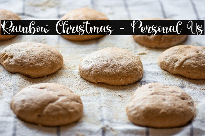 Rainbow Christmas - Personal Us Example 1