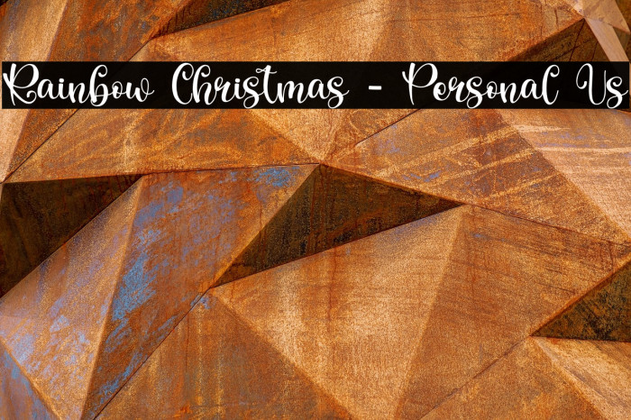 Rainbow Christmas - Personal Us Example 2