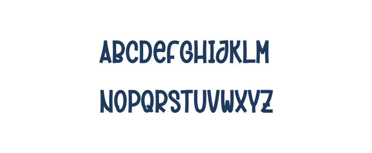 Rainbow Christmas Uppercase