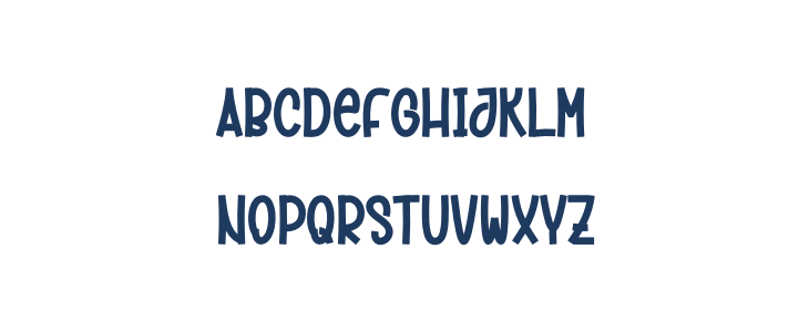 Rainbow Christmas Lowercase