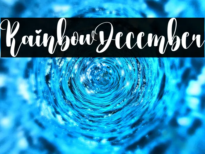 Rainbow December Example 1