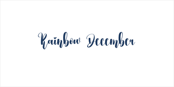 Rainbow December Logo