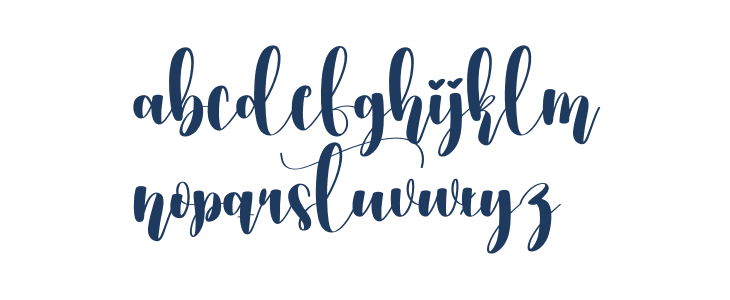 Rainbow December Lowercase