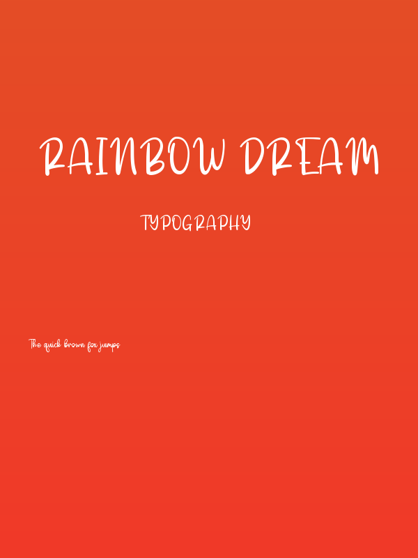 Rainbow Dream Poster