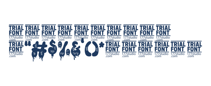 Rainbow Dripping Demo Regular Other Characters