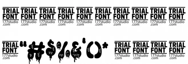 Rainbow Dripping Demo Regular Fuentes OTROS CHARS