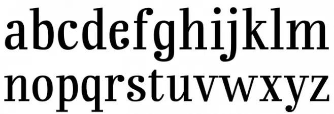 Rainbow Mansion lining figures Schriftart Kleinbuchstaben