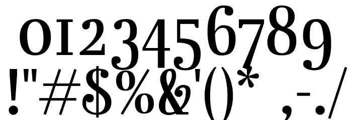 Rainbow Mansion os figures Font OTHER CHARS
