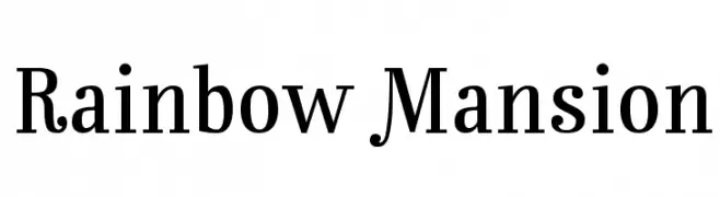 Rainbow Mansion  font caratteri gratis