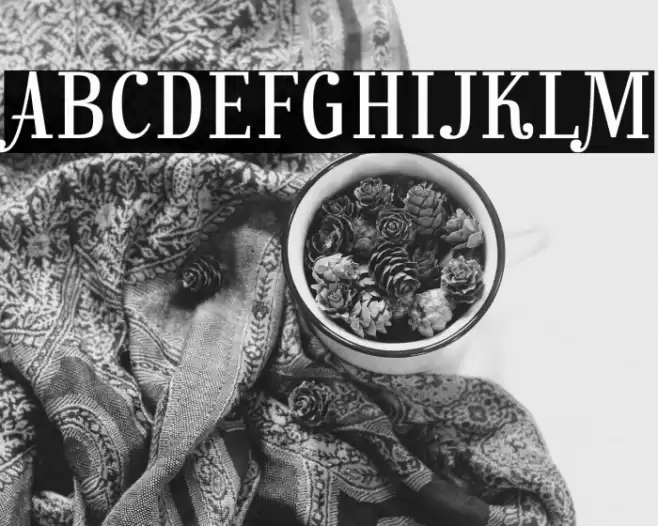 Rainbow Mansion Font examples