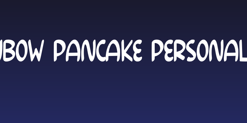 Rainbow Pancake Personal Use Social Header