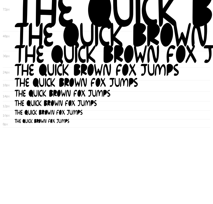 Rainbow Pancake Personal Use Waterfall