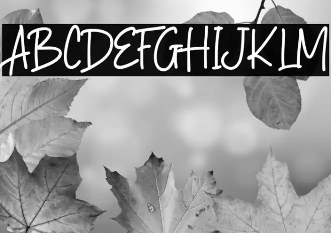 Rainbow Paper Font examples