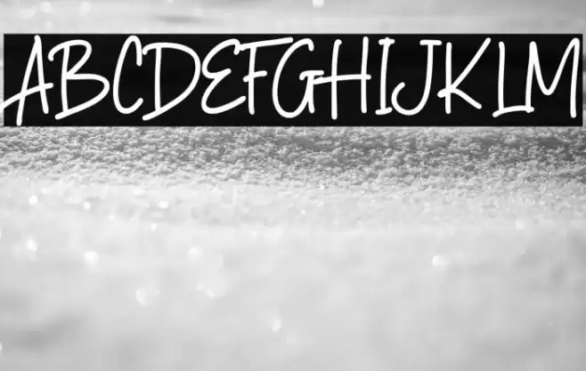 Rainbow Paper Font examples