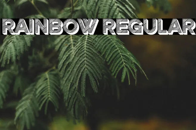Rainbow Regular Example 1