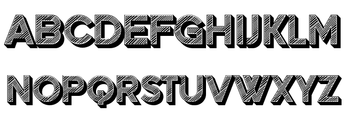 Rainbow Regular Font LOWERCASE
