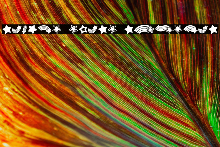 Rainbow Stars Regular Example 3