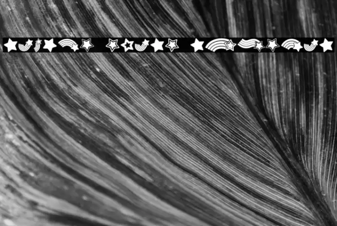 Rainbow Stars Regular Font examples