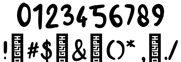 Rainbow Symphony Font OTHER CHARS