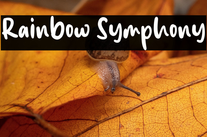 Rainbow Symphony Example 1