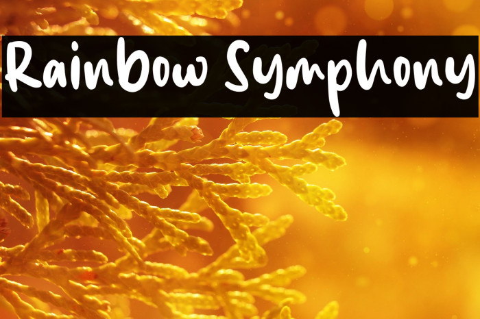 Rainbow Symphony Example 2