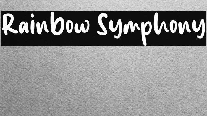 Rainbow Symphony Example 3