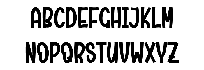 Rainbow Unicorn Font UPPERCASE