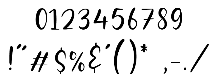 Rainbow Universe Font OTHER CHARS