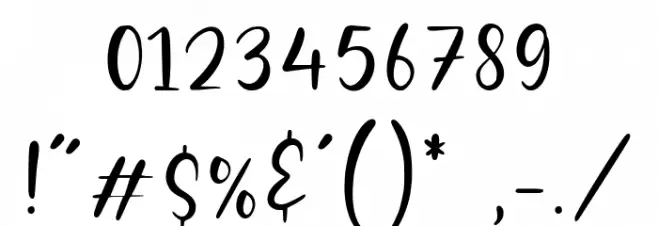 Rainbow Universe Font OTHER CHARS