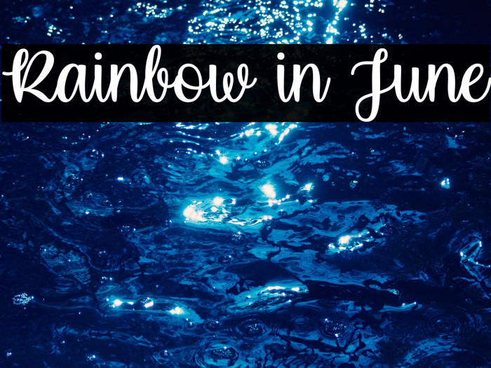 Rainbow in June Example 3